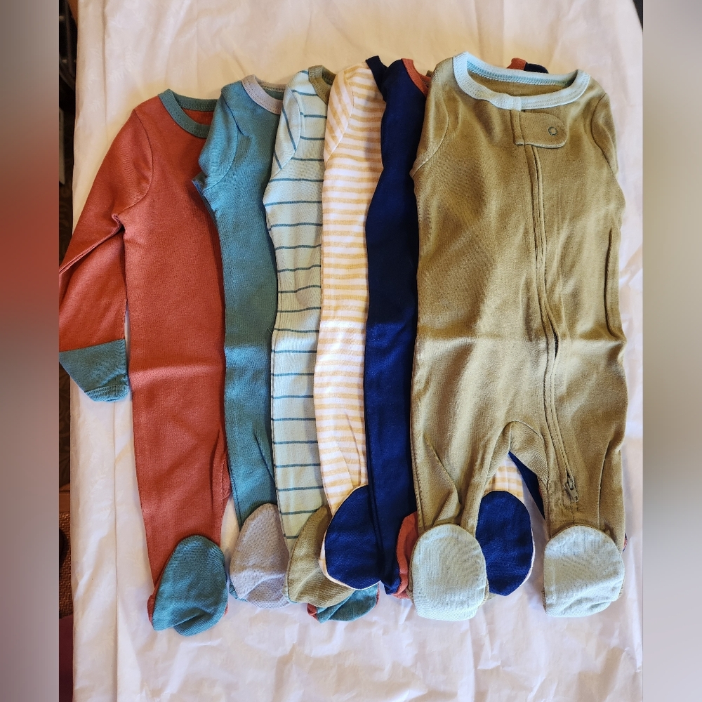 💕✨️NWT Cloud Island Footie Sleeper Set 6 Piece Newborn
